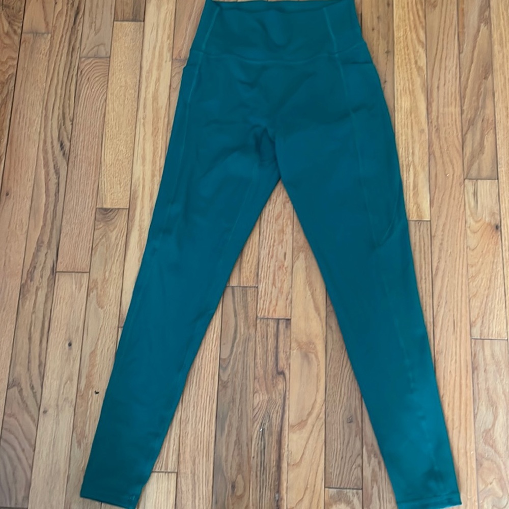 Buffbunny collection, emerald green, pockets, high wasted